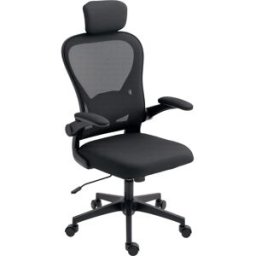 Homcom Silla de oficina 64x63x125 cm negro