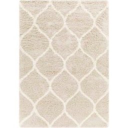 Livabliss Alfombra shaggy oriental blanco/beige 160x220