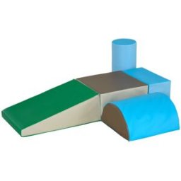 Homcom Bloques de espuma 40.6x40.6x20.3 cm multicolor