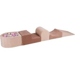 MeowBaby Parque infantil - bloques de escalada con piscina de bolas para niños