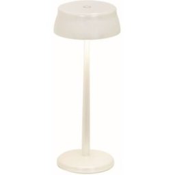 Lámpara de mesa led wi-fi blanco perla regulable zafferano