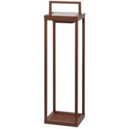 Farol solar zafferano de pared y mesa 2w corten 56,4 cm
