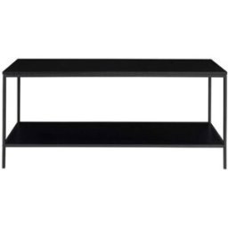 Moloo Soporte de tv negro y metálico de 100x45 cm