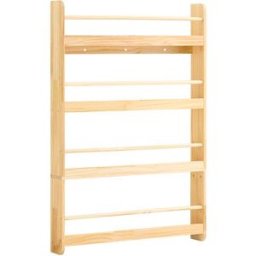 SoBuy Estantería infantil de tres estantes 80x12x118cm