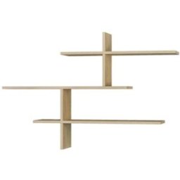 Calicosy Estante de pared suspendido l123 cm - roble