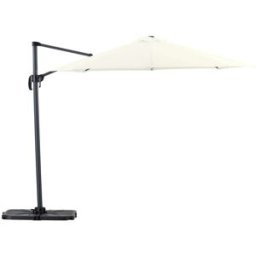 Defora Home Pack parasol suspendido redondo crudo 3m con bases y funda