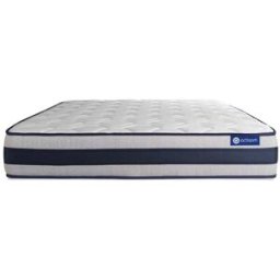 Actisom Colchón blanco con látex y espuma viscoelástica 140 x 190