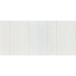 NATYAL Cabecero de cama de madera maciza en tono blanco 100x75cm