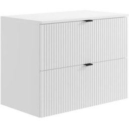 Unique Mueble de lavabo madera blanco