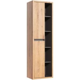 Petits meubles Columna de pared 2 puertas paneles de melamina y mdf madera
