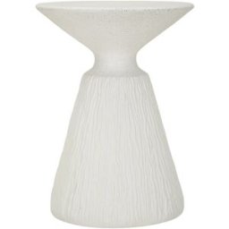 Mauro Ferretti Mesa de centro de magnesio blanco, ø 40x53 cm