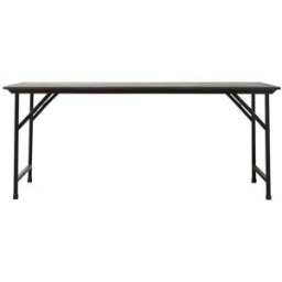 house doctor Mesa plegable 180cm madera negro