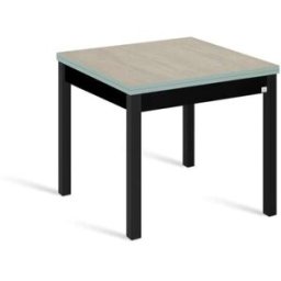Portus Mesa cocina extensible libro 80(160)x80 cm roble pata negro