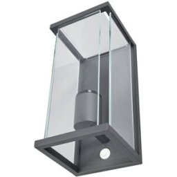 Lucande Lámpara de pared exterior de aluminio negro
