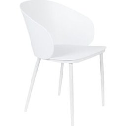 White label Silla de polipropileno blanco