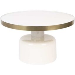 Zuiver Mesa de centro redonda de acero esmaltado