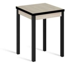Portus Mesa cocina alta extensible libro 65(130)x65 cm roble pata negro