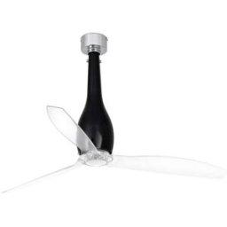 FARO BARCELONA Ventilador sin luz pc transparente 128x128x64 cm