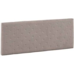 HOMN Cabecero tapizado 150x60 cm color gris, acolchado con espuma