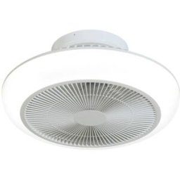 Sulion Ventilador de techo blanco con luz led tipo plafón