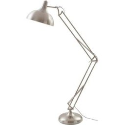 Lindby Lámpara de pie de metal plateado