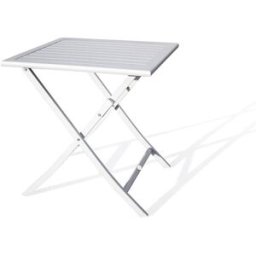 dcb garden Mesa de jardín plegable de aluminio