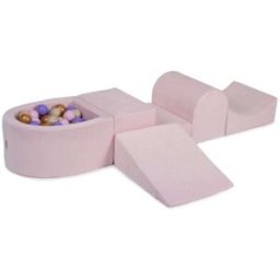 MeowBaby Parque infantil - bloques de escalada con piscina de bolas para niños