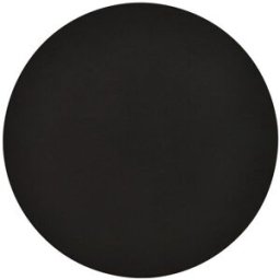 Wonderlamp Aplique de pared circular negro con 2 puntos de luz