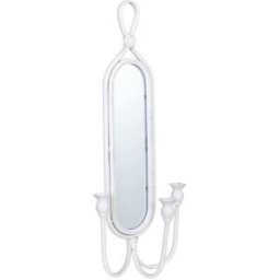 Wanderlust deco Candelabro de pared de metal envejecido 26x13x62h cm dorado