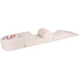 MeowBaby Parque infantil - bloques de escalada con piscina de bolas para niños
