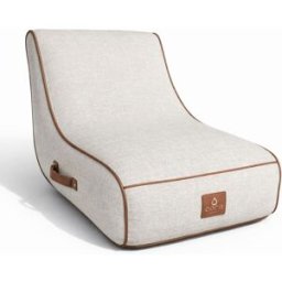 Coco Lounge Sillón hinchable riviera en olefin color blanco roto 105x75x75 cm