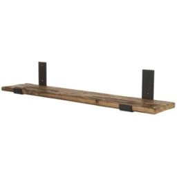 Hannun Estantería/librería de pared flotante en madera marrón claro 110 cm