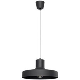 Sollux Lighting Lámpara de techo negro acero
