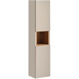 Petits meubles Columna de pared 2 puertas paneles de melamina y de mdf cachemira