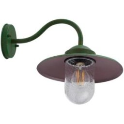 Lindby Lámpara de pared exterior de aluminio verde