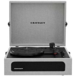 Crosley Tocadiscos portátil con bluetooth gris