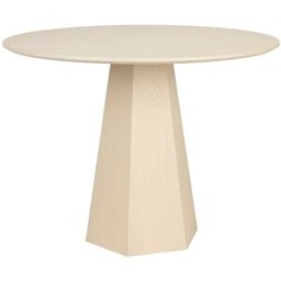 Zuiver Mesa redonda de acabado fresno crema d100 cm