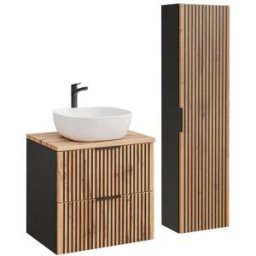 Petits meubles Conjunto mueble lavabo individual tableros de melamina y mdf madera