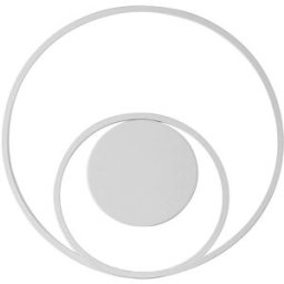 Lindby Lámpara de techo led de aluminio blanco