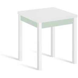 Portus Mesa cocina extensible libro 80(160)x80 cm verde pata blanco