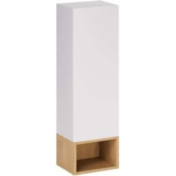 Petits meubles Armario de pared 1 hueco mate paneles laminados blanco