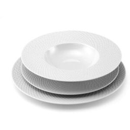 Medard de Noblat Vajilla de 18 piezas porcelana blanco