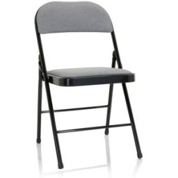 hjh OFFICE Silla de tela gris claro