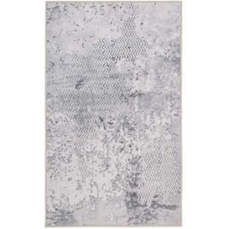 Wecon Home Alfombra de baño de estilo vintage con impresión digital gris 70x120