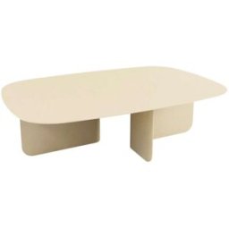 Mathi Design Mesa baja en acero negro l115