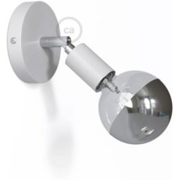 Creative Aplique con articulación orientable blanco brillante