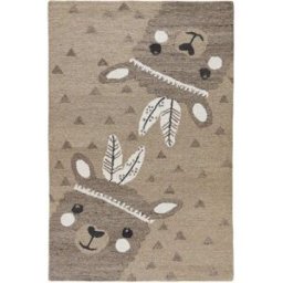 Natur Pur Alfombra de habitación infantil tejida a mano - alpaca arena 80x150 cm