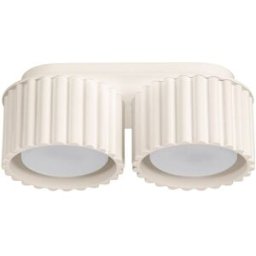 Sollux Lighting Lámpara de techo beige aluminio alt. 12 cm