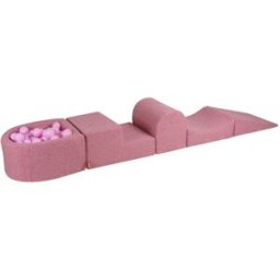MeowBaby Parque infantil - bloques de escalada con piscina de bolas para niños
