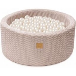 MeowBaby Piscina de bolas infantil con forma de oruga con 200 bolas.